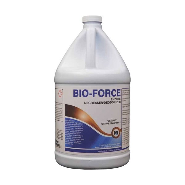 Warsaw Chemical Bio-Force, Enzyme Degreaser/Deodorizer, Citrus Scent, 1-Gallon, 4PK 63248-0000004